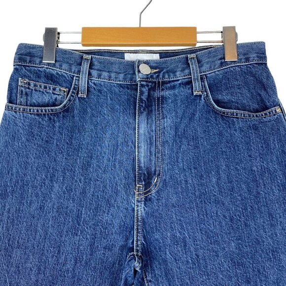 Current Elliott The Vintage Cropped Rehan Blue Medium Wash Slim Denim Jeans 30 - Picture 6 of 16